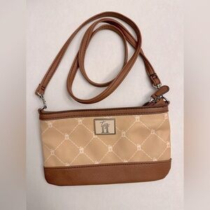 Tignanello Tig II Womens Detachable Strap Crossbody Purse 9"x6"